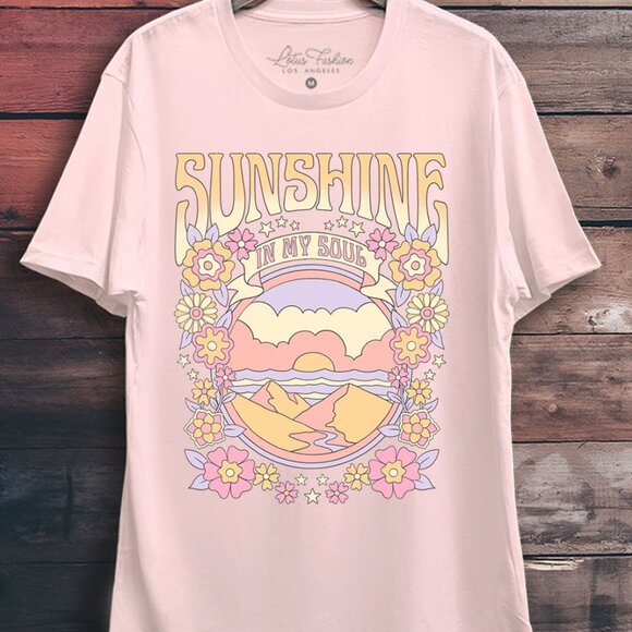 D12 SUNSHINE GRAPHIC TEE - Picture 1 of 1